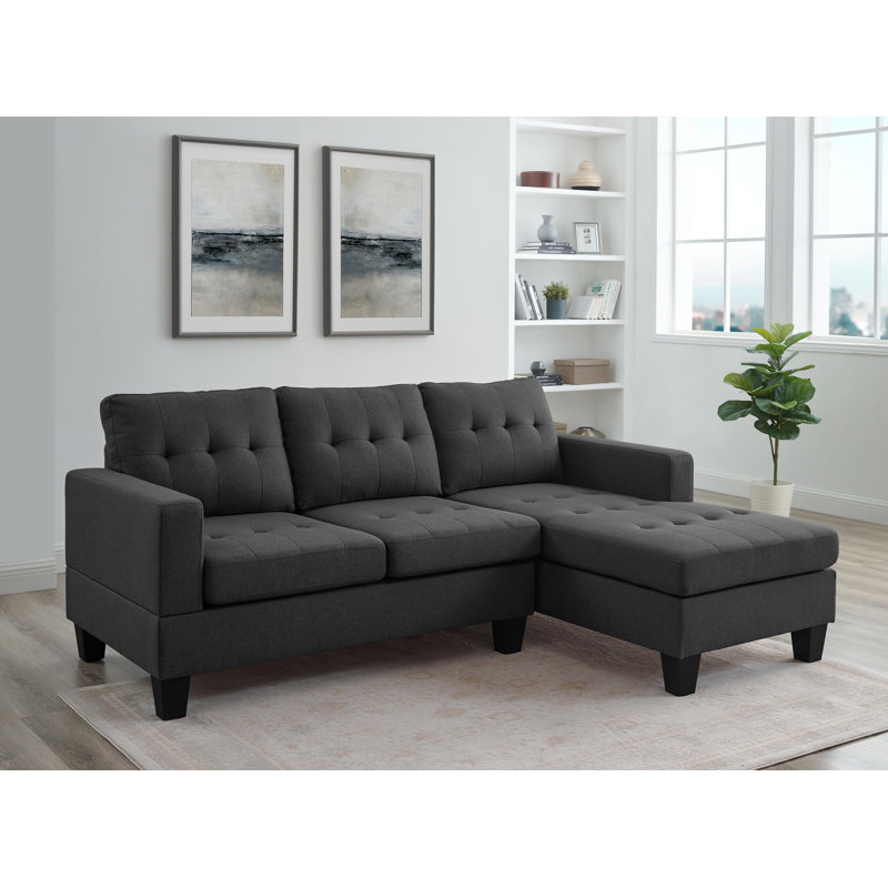 Latitude Run® 81" Right Hand Facing Sofa & Chaise & Reviews Wayfair